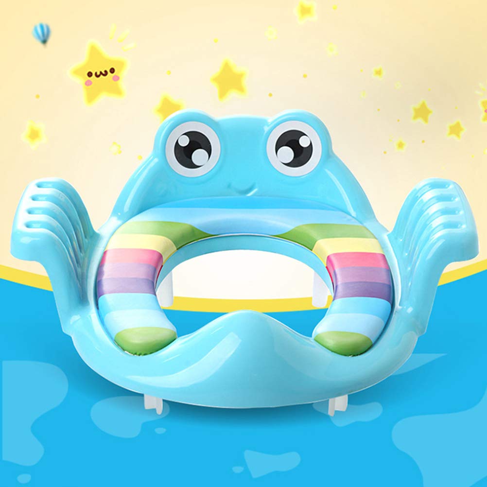 Kids Non-Slip Potty Training Seat with Adjustable Footrest