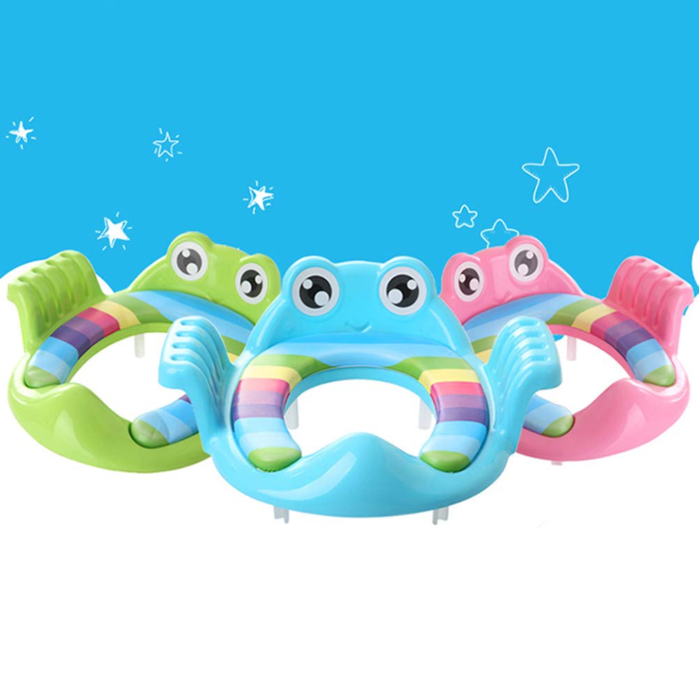 Kids Non-Slip Potty Training Seat with Adjustable Footrest