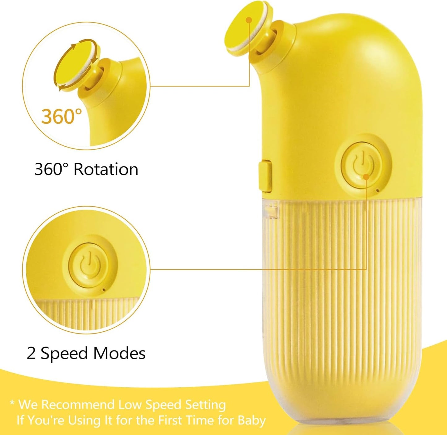 Baby Nail Trimmer – 7-in-1 Electric File Kit