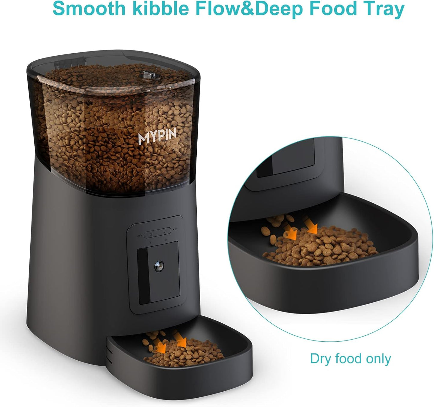 Smart Video Pet Feeder with Camera & App Control