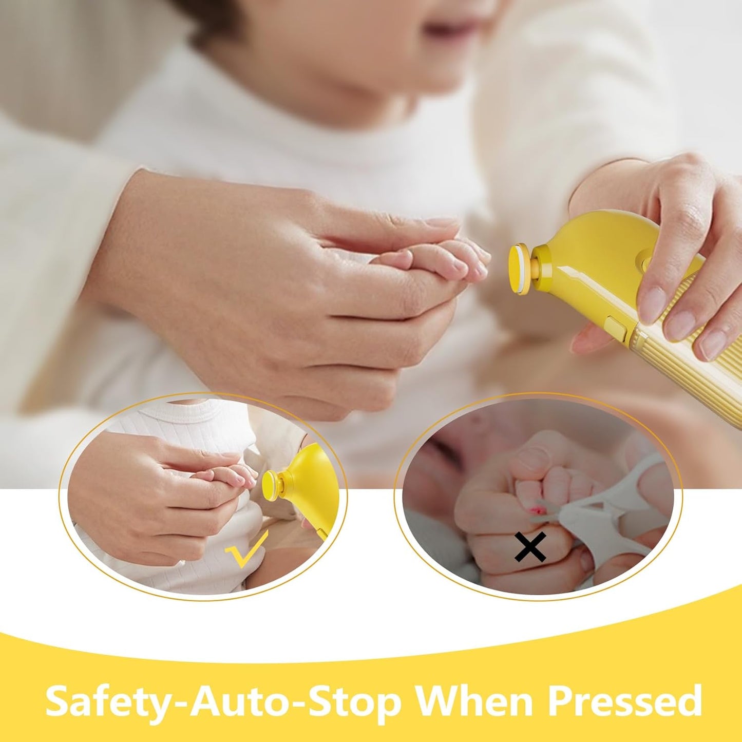 Baby Nail Trimmer – 7-in-1 Electric File Kit