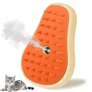 Cat Steam Brush – 3-in-1 Grooming & Massage Comb