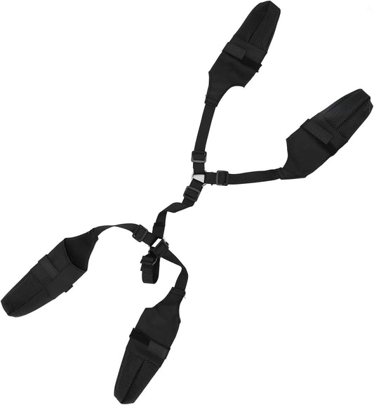 Anti-Slip Dog Boots with Suspenders
