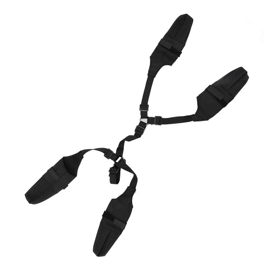 Anti-Slip Dog Boots with Suspenders