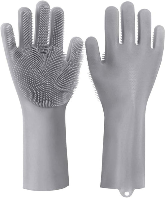 Silicone Grooming & Multipurpose Cleaning Gloves