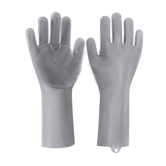 Silicone Grooming & Multipurpose Cleaning Gloves