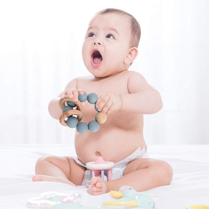 Organic Silicone Baby Teething Ring