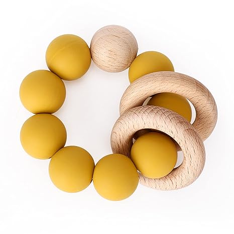 Organic Silicone Baby Teething Ring