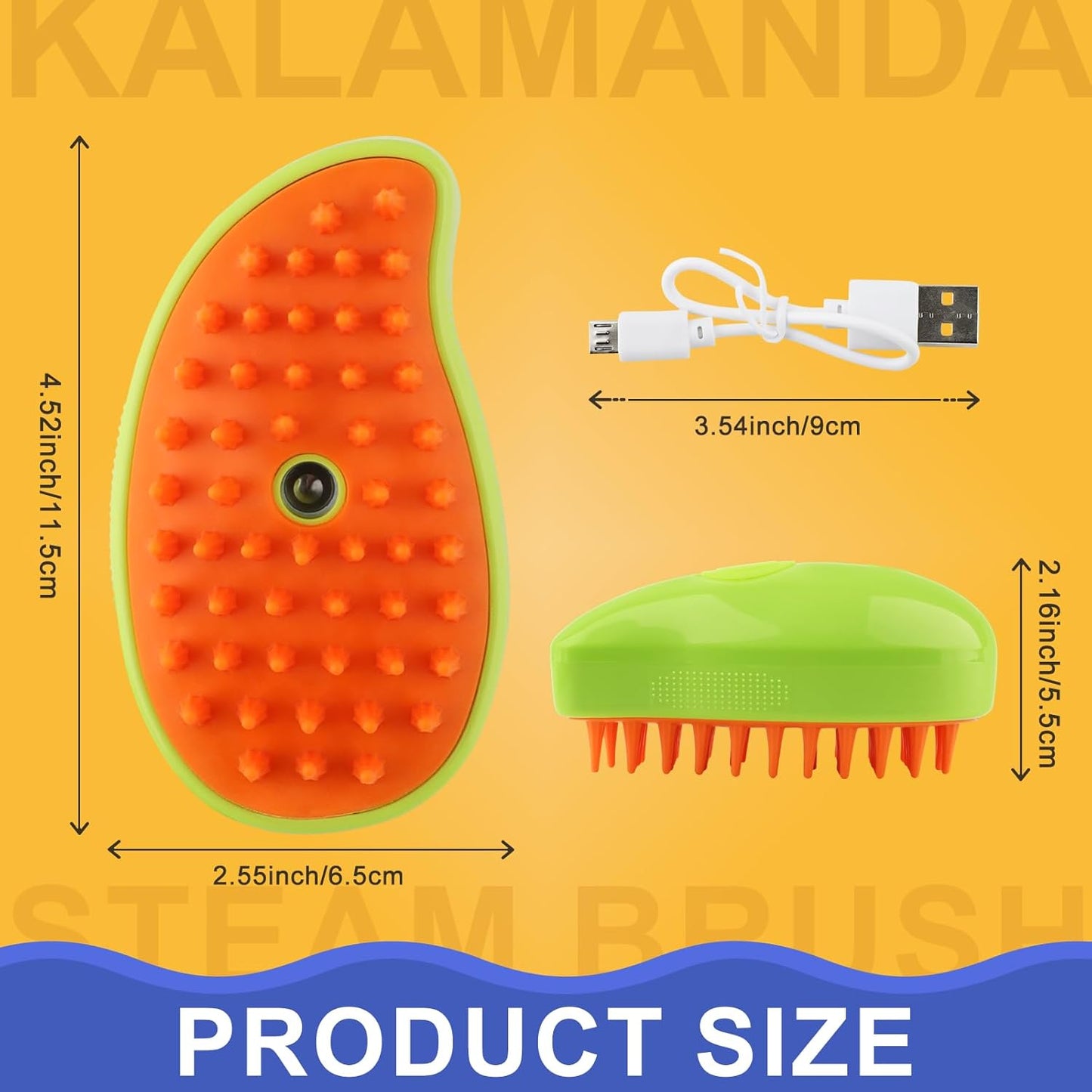 Cat Steam Brush – 3-in-1 Grooming & Massage Comb