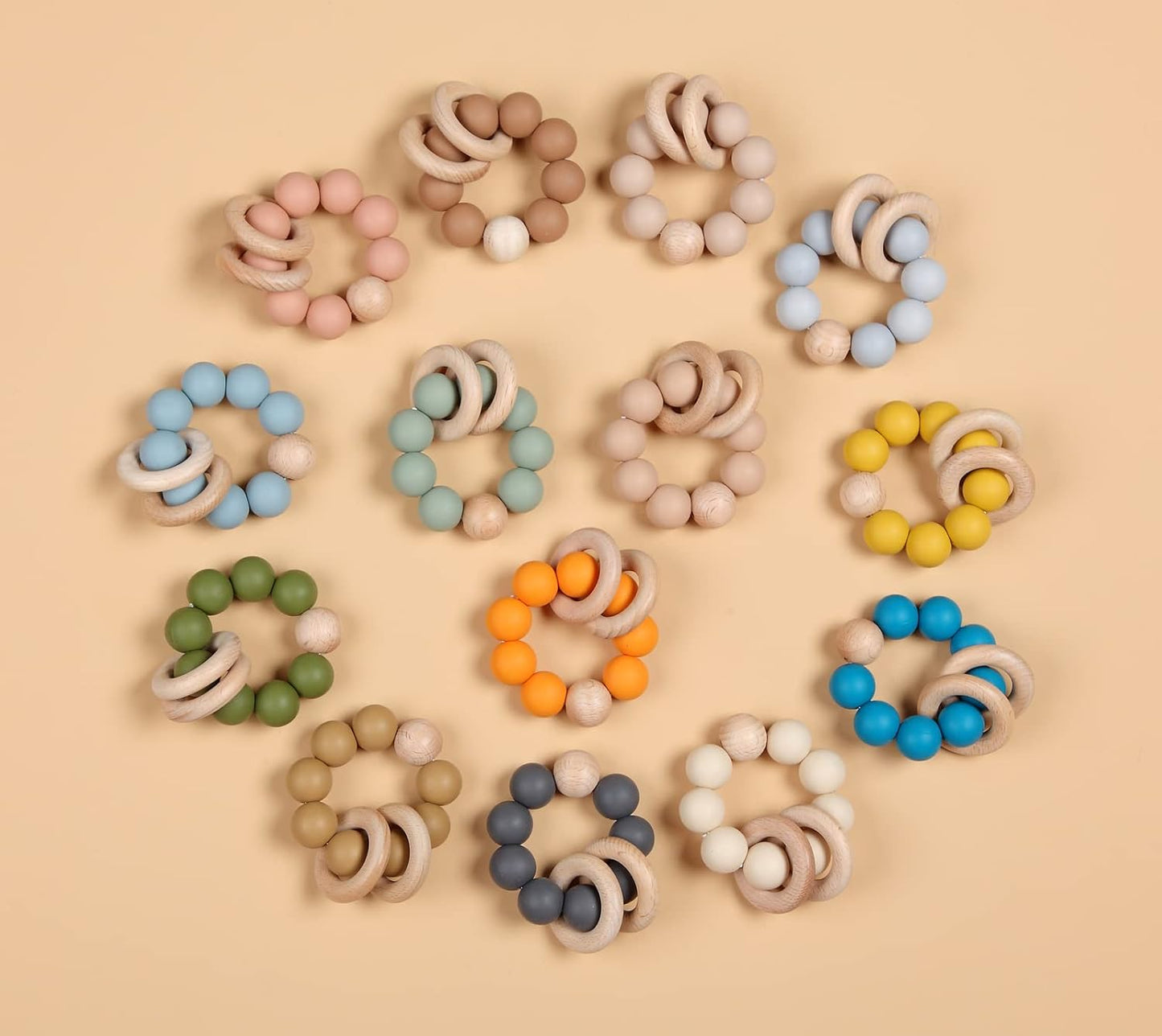 Organic Silicone Baby Teething Ring