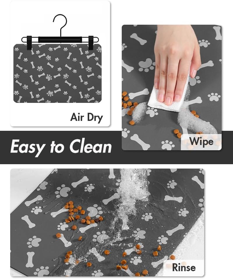 Pet Feeding Mat – Quick-Dry & Non-Slip Placemat for Dogs and Cats