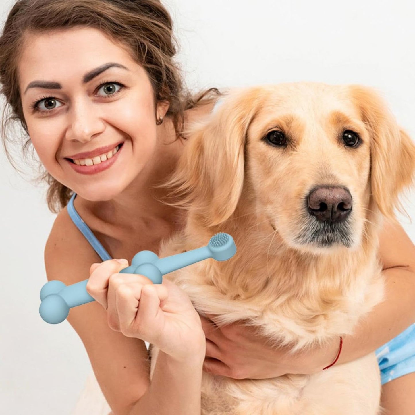 Pet Dental Care Silicone Brush Set
