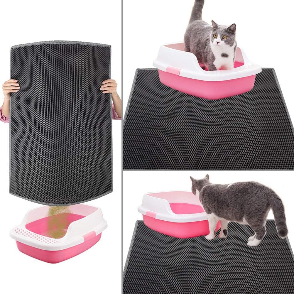 Cat Litter Mat Double Layer Waterproof 24x15 Inch