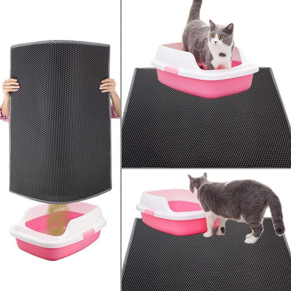 Cat Litter Mat Double Layer Waterproof 24x15 Inch