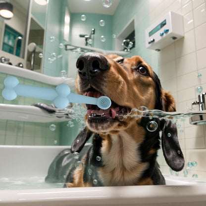 Pet Dental Care Silicone Brush Set