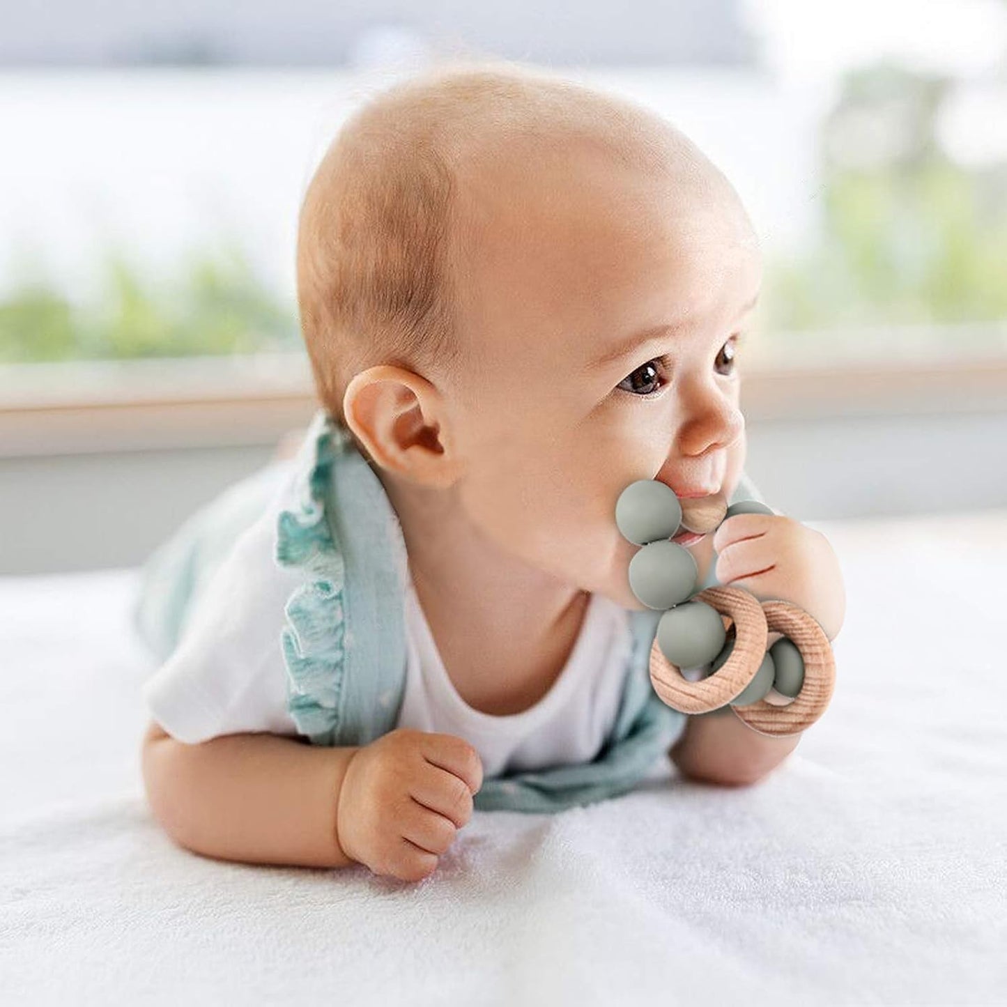Organic Silicone Baby Teething Ring