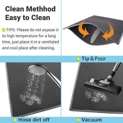 Cat Litter Mat Double Layer Waterproof 24x15 Inch