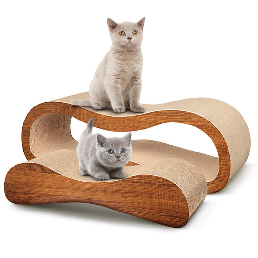 2 in 1 Cat Scratcher Lounge Bed
