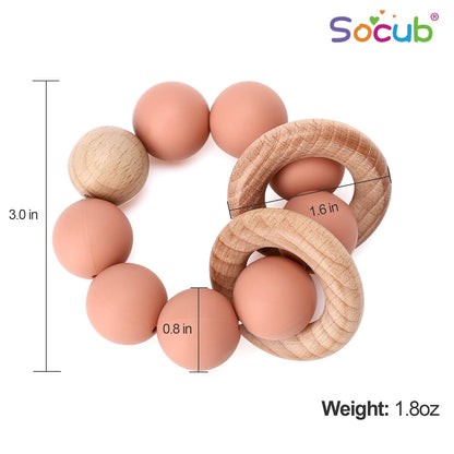 Organic Silicone Baby Teething Ring