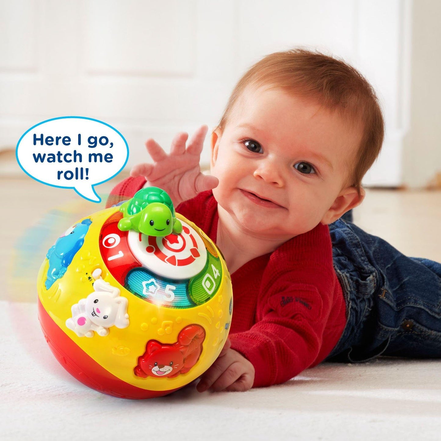 Wiggle and Crawl Interactive Baby Ball