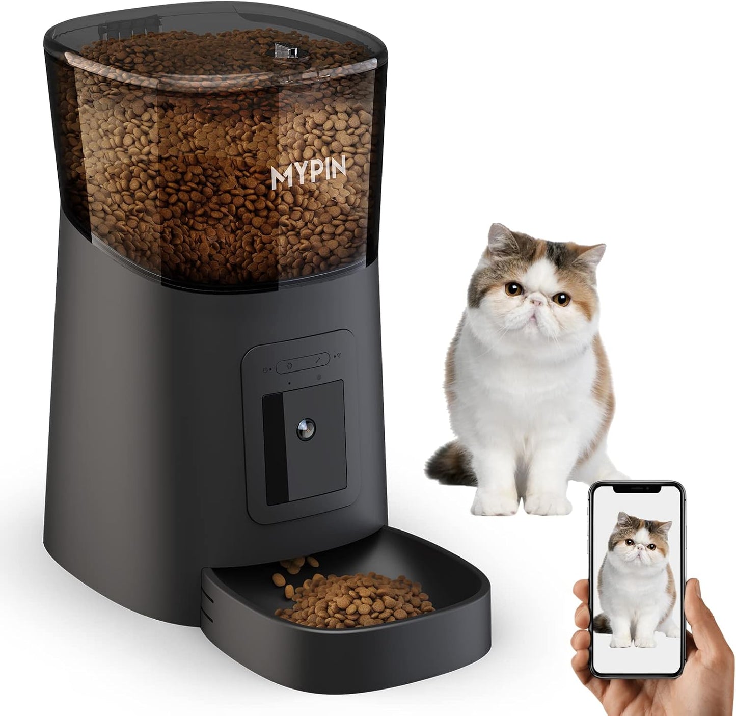 Smart Video Pet Feeder with Camera & App Control