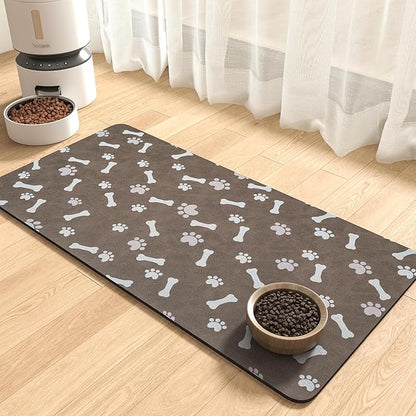 Pet Feeding Mat – Quick-Dry & Non-Slip Placemat for Dogs and Cats