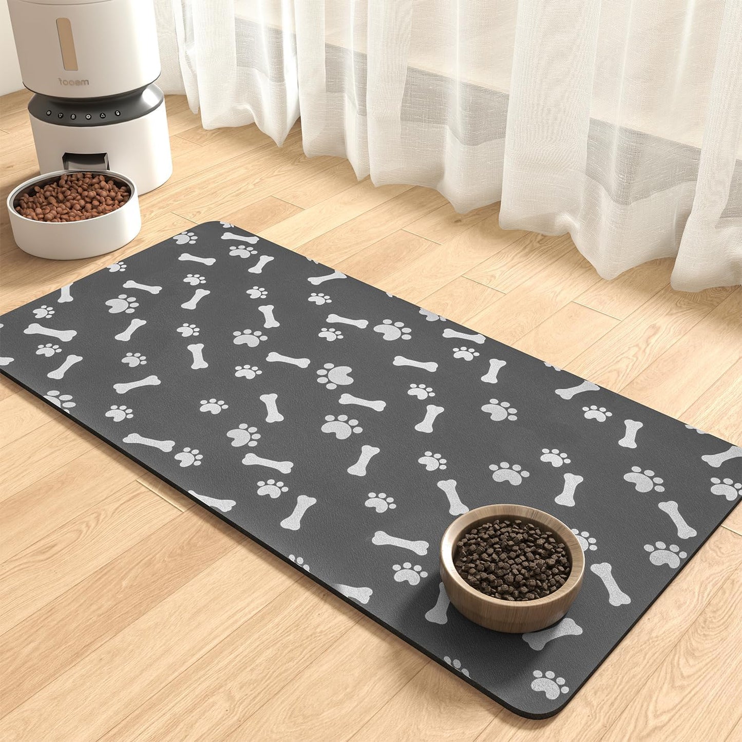 Pet Feeding Mat – Quick-Dry & Non-Slip Placemat for Dogs and Cats