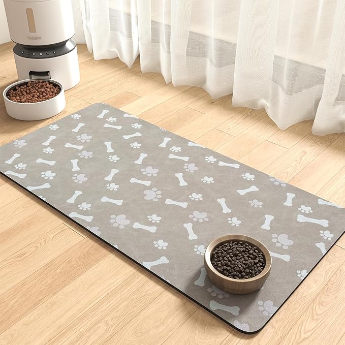 Pet Feeding Mat – Quick-Dry & Non-Slip Placemat for Dogs and Cats